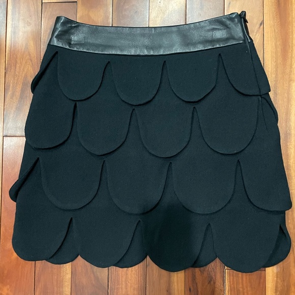 Milly black tiered skirt - Picture 1 of 2